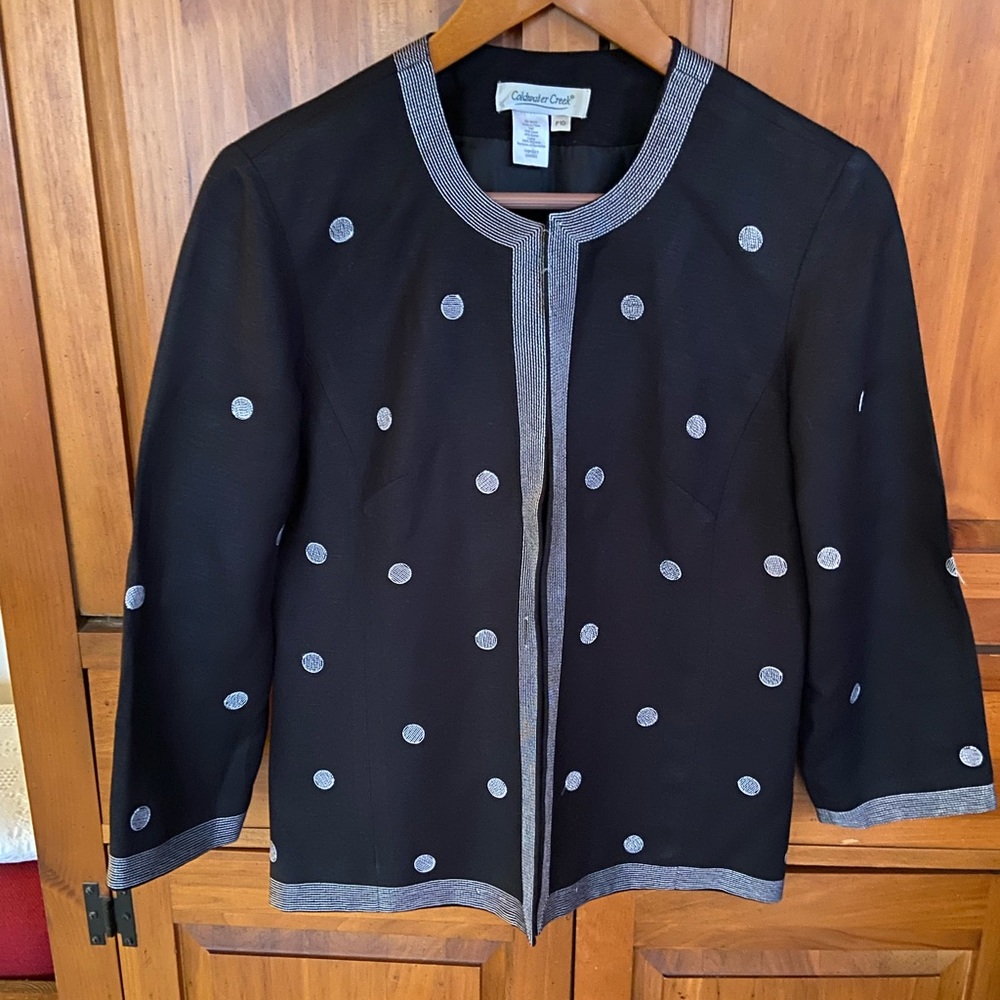 Linen suit jacket